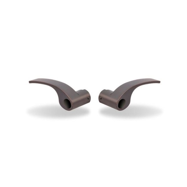 Yale Real Living Milan Entry Lever Pair Oil Rubbed Bronze Permanent Finish YR05D8310BP